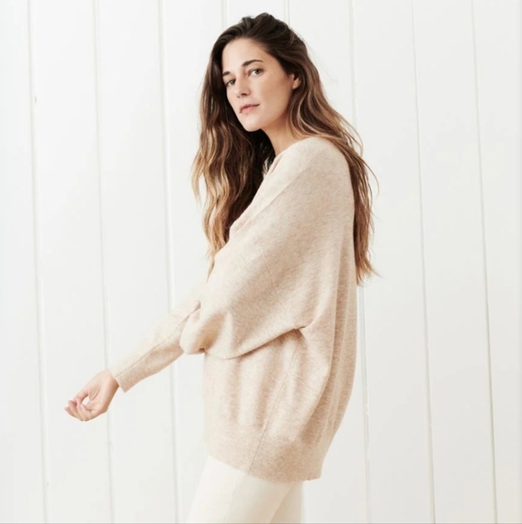 Jenni Kayne Marina pullover oatmeal XS NWOT - Picture 4 of 9